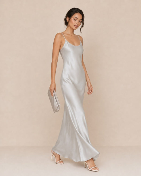 Lunea Silk Slip Dress