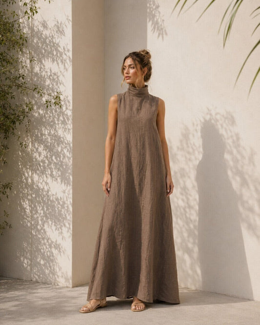 Harper Linen Maxi Dress