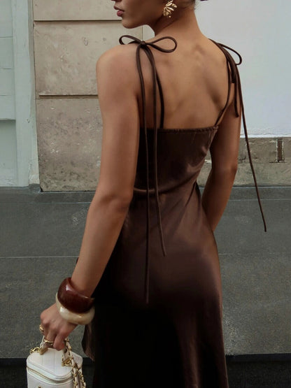 Leonie Silk Slip Dress