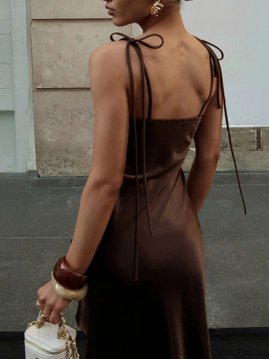 Leonie Silk Slip Dress