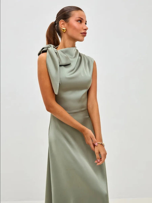 The Celeste Silk Dress