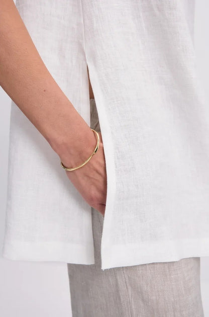 Sunday morning Linen Tank Top