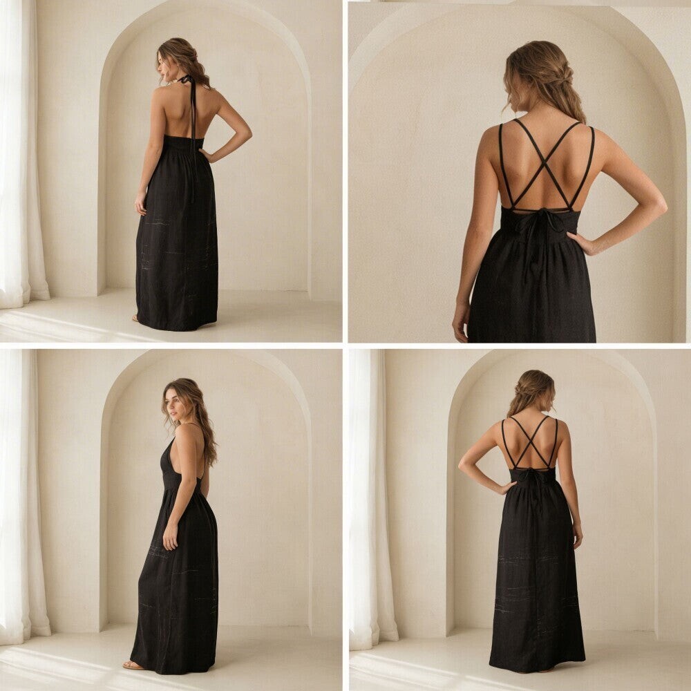 Vie Linen Maxi Dress