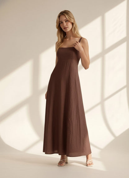Elowyn Linen Maxi Dress