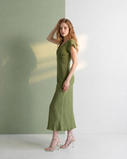 Verbena Linen Dress