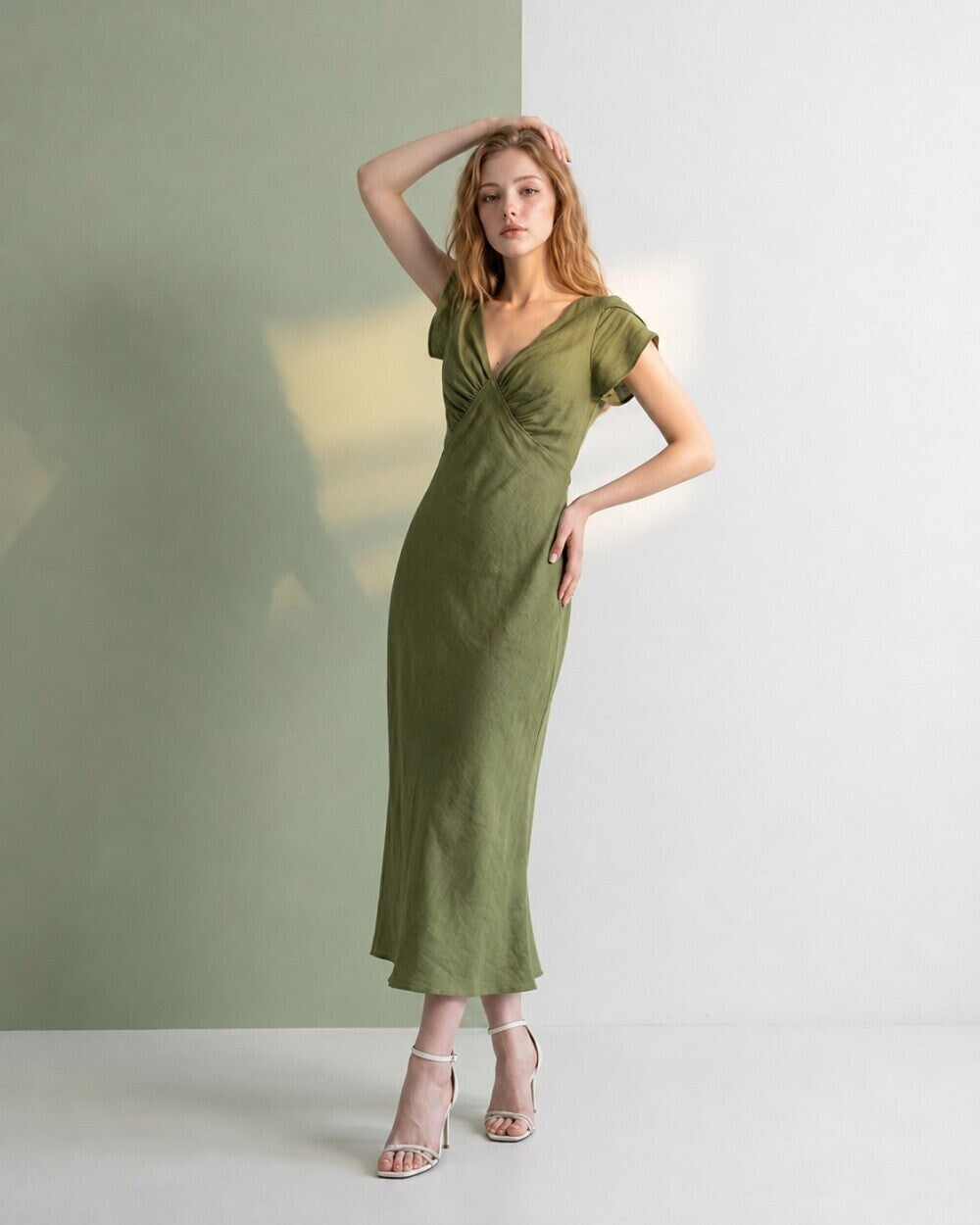 Verbena Linen Dress