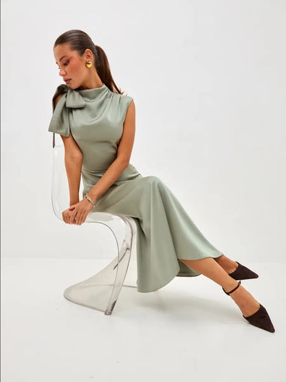 The Celeste Silk Dress