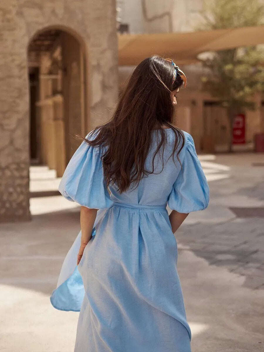 Estelle Puff Sleeve Dress