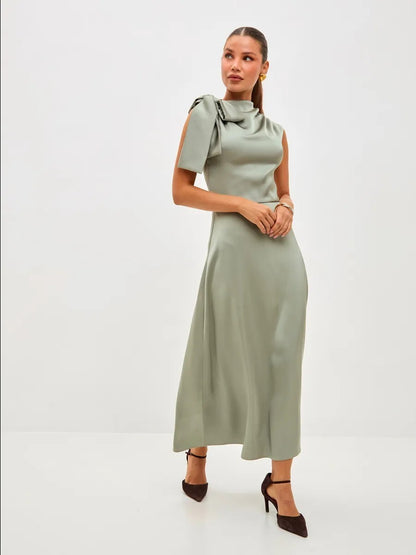 The Celeste Silk Dress