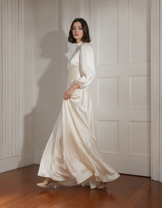 Genevieve Silk Maxi Dress