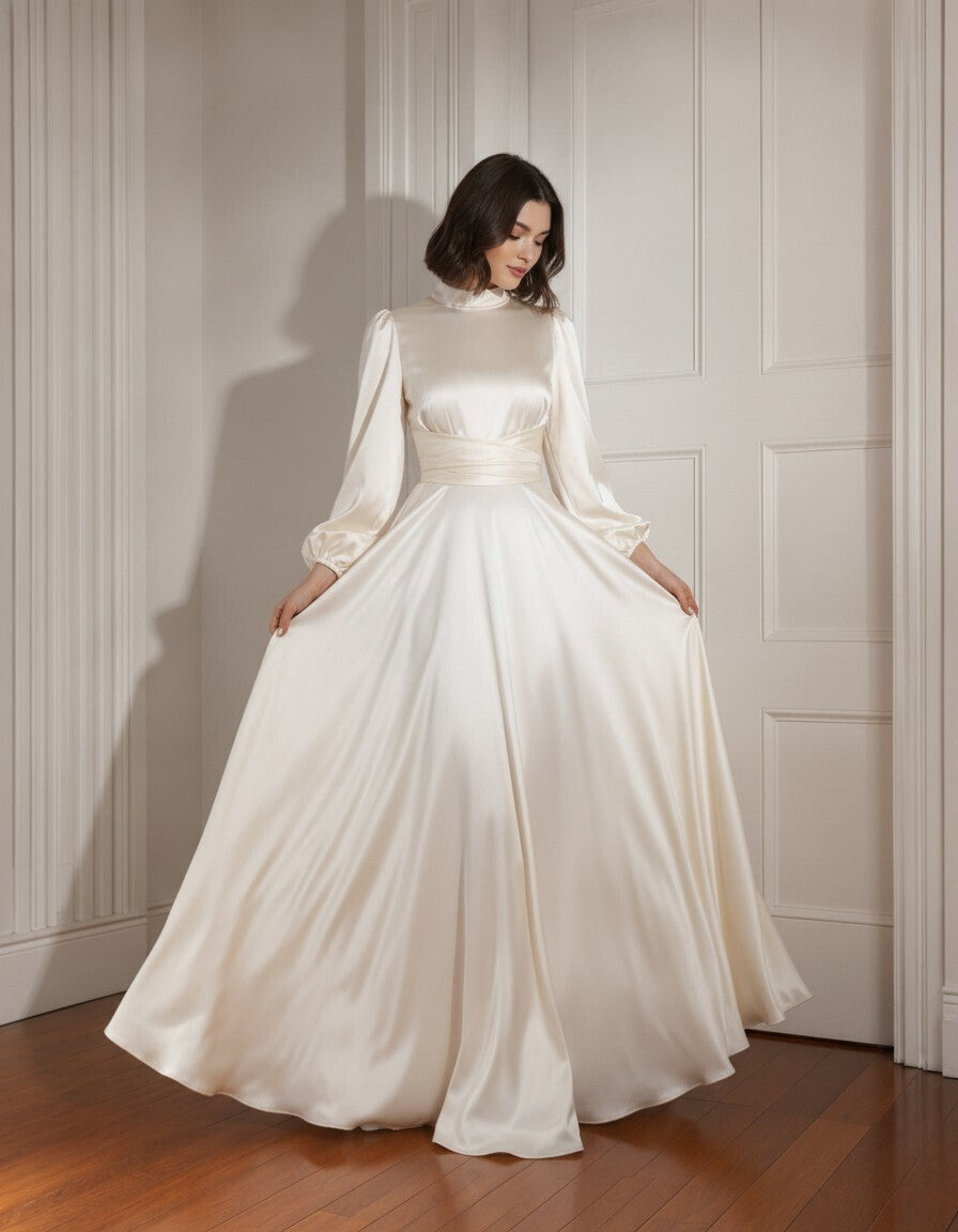 Genevieve Silk Maxi Dress