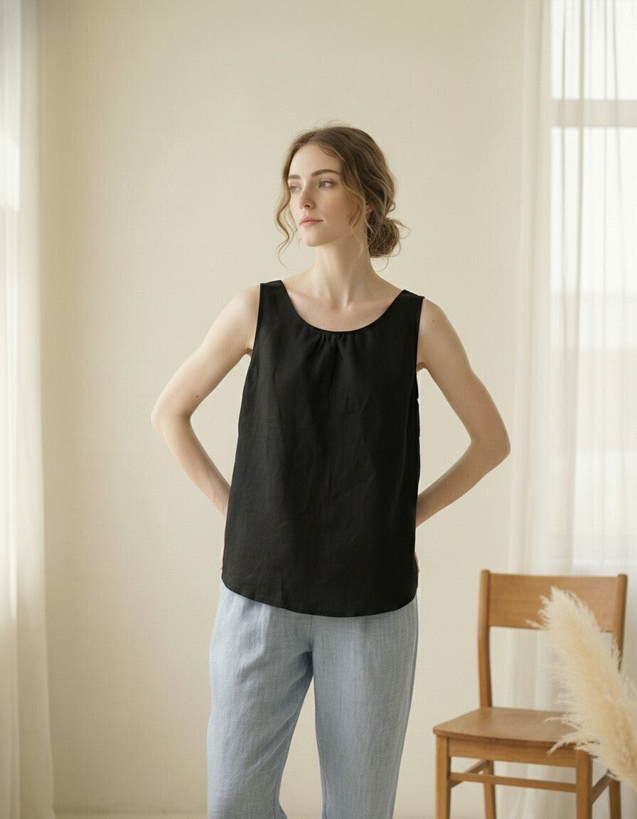 Linden Linen Tank Top