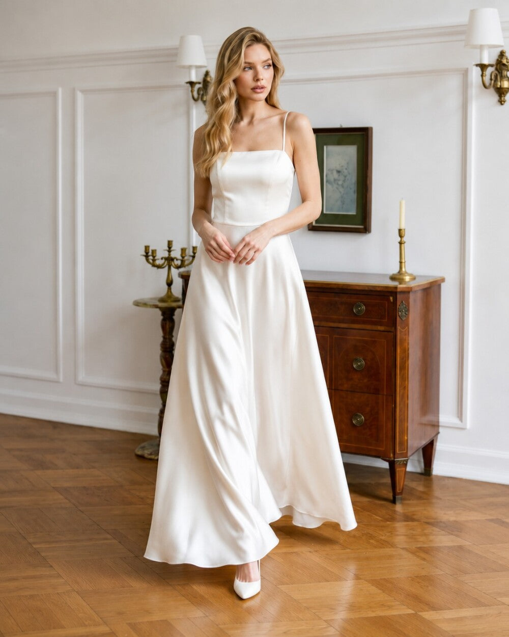 Mirine Silk Maxi Dress