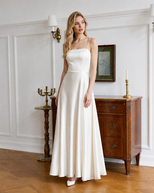 Mirine Silk Maxi Dress