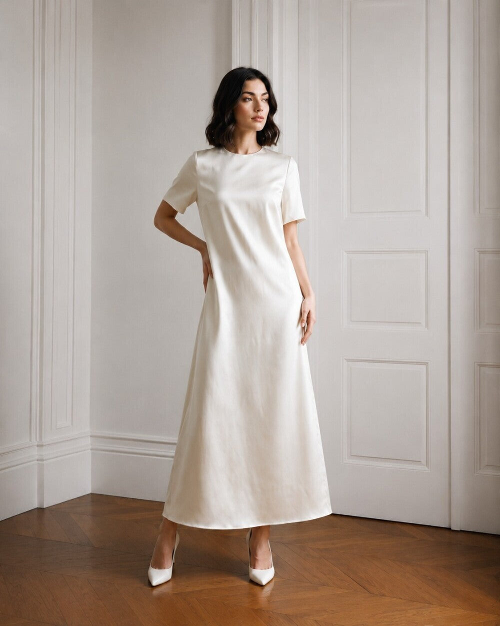 Noemie Silk Dress