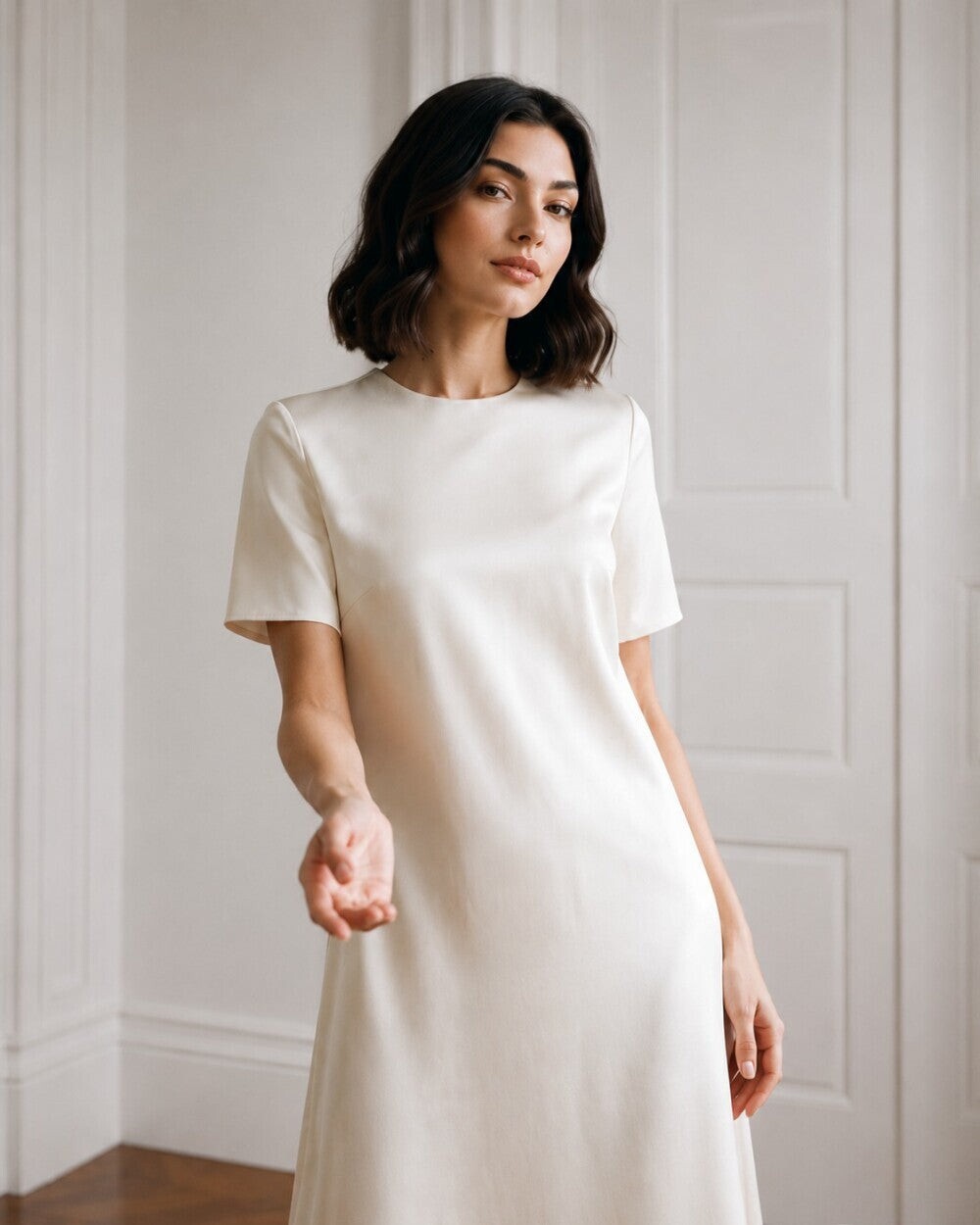 Noemie Silk Dress