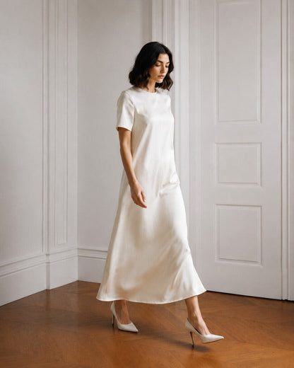 Noemie Silk Dress