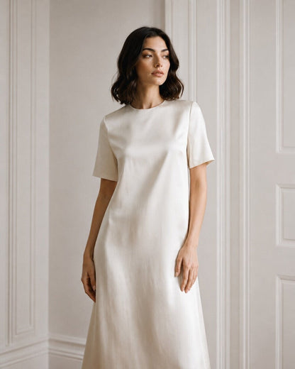 Noemie Silk Dress