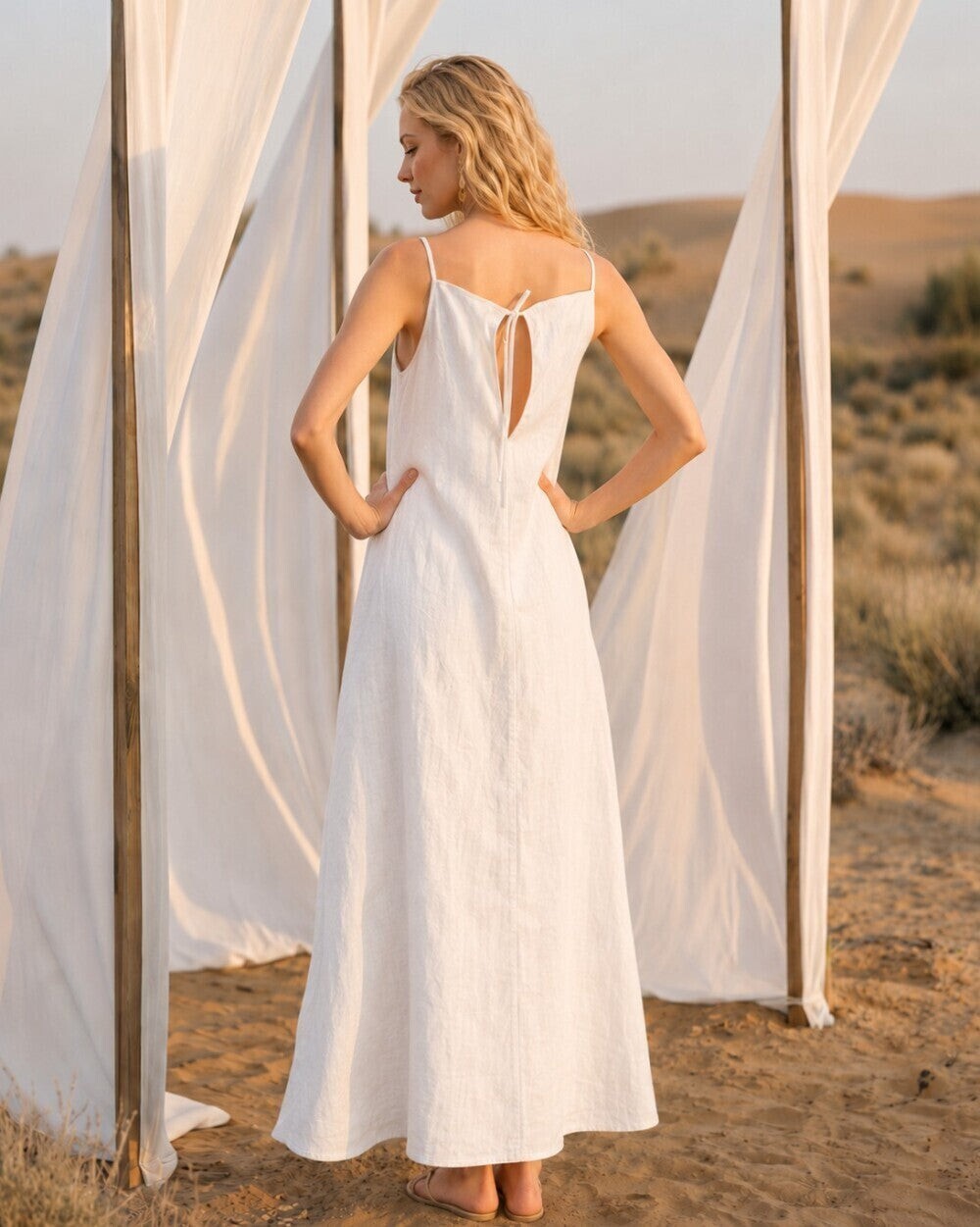 Sidonie Linen Dress