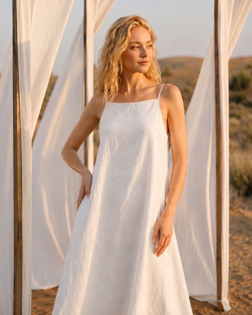 Sidonie Linen Dress