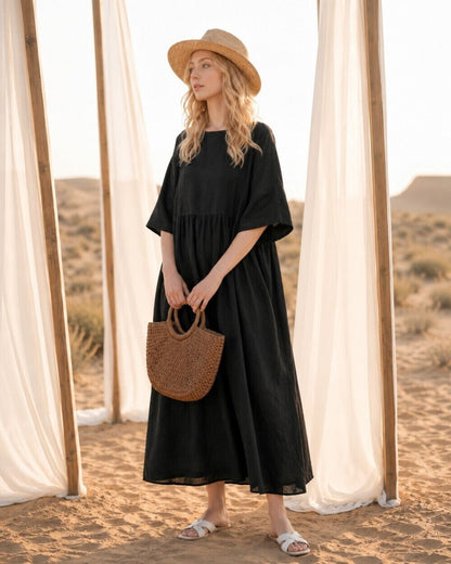Cora Linen Dress