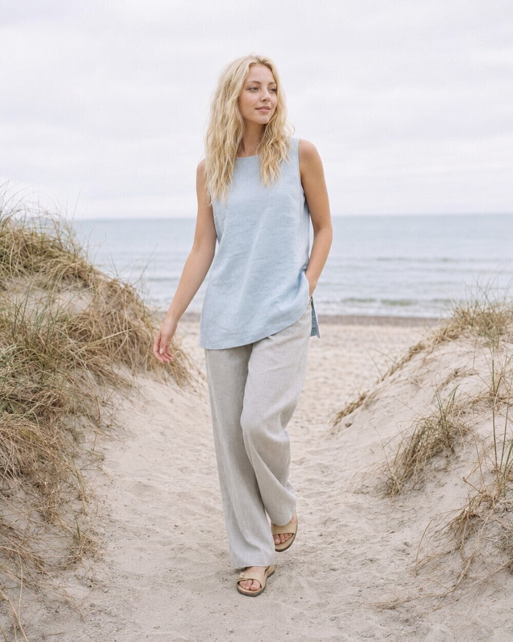Giselle Linen Top