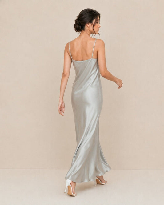 Lunea Silk Slip Dress