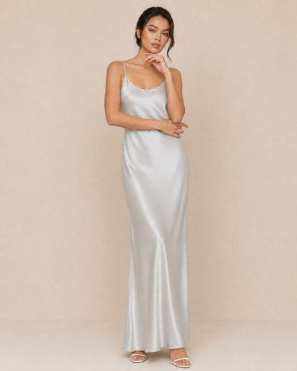 Lunea Silk Slip Dress