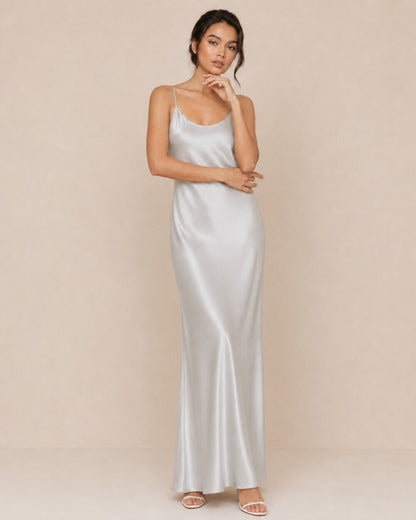 Lunea Silk Slip Dress