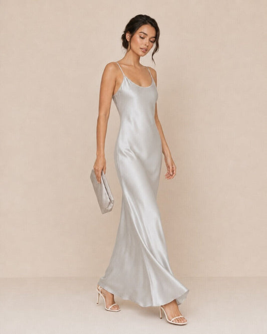 Lunea Silk Slip Dress