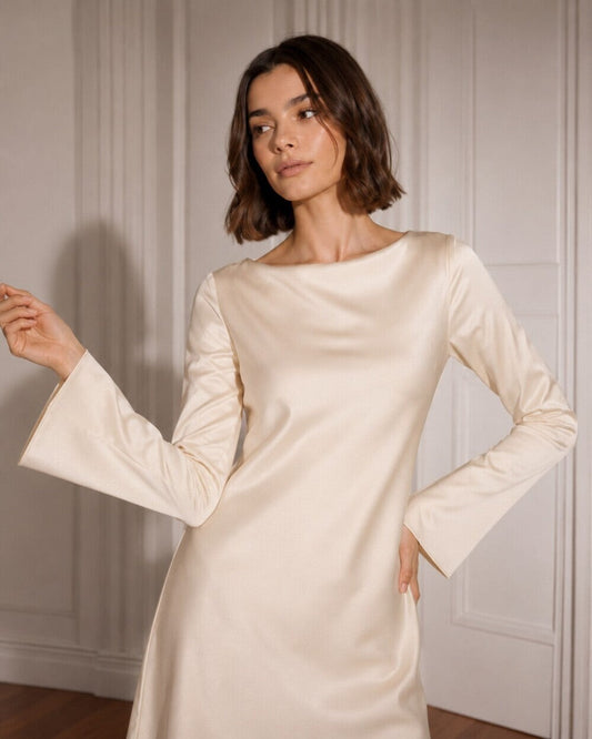 Colona Silk Mini Dress