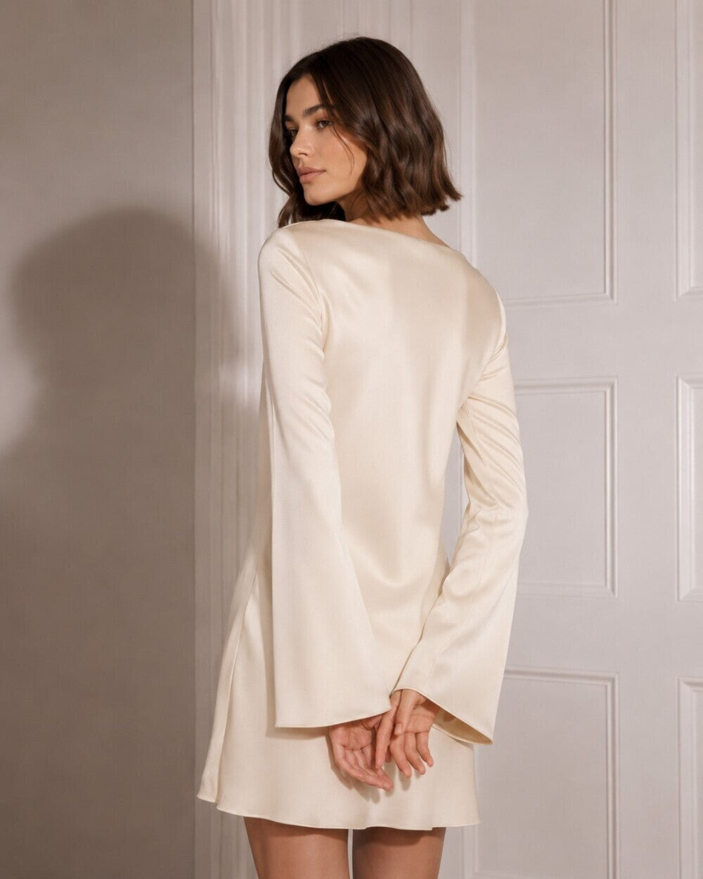 Colona Silk Mini Dress