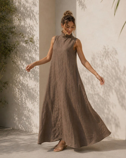 Harper Linen Maxi Dress