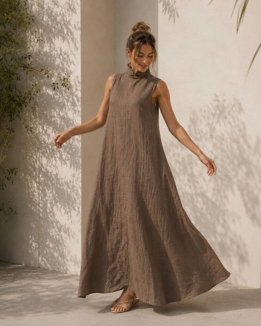 Harper Linen Maxi Dress