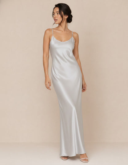 Lunea Silk Slip Dress