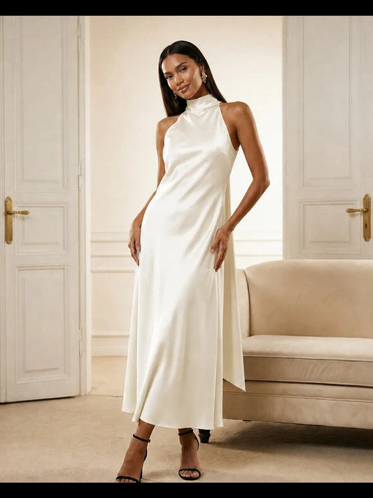 Selena Halter Maxi Dress