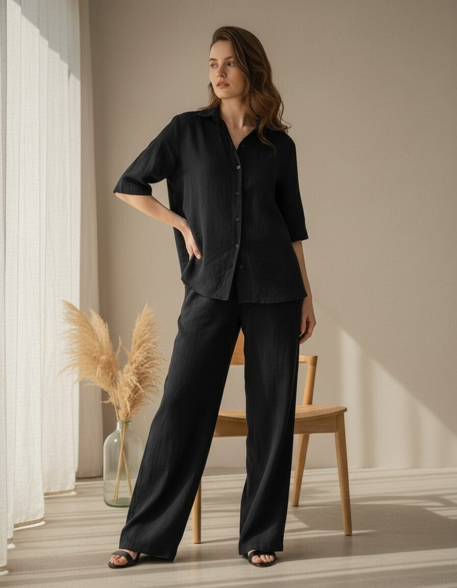 Tuxedo Linen Set