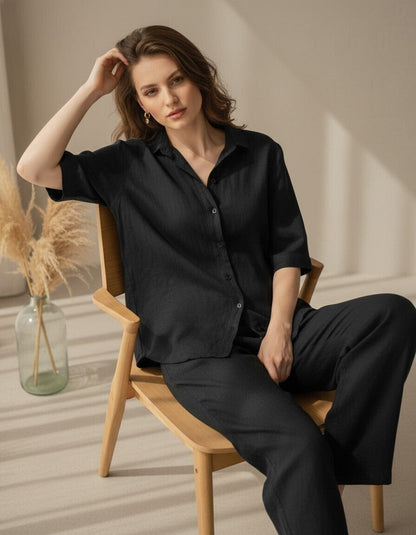 Tuxedo Linen Set
