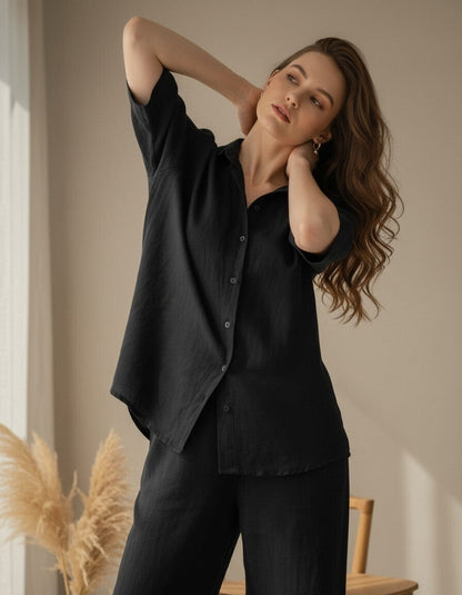 Tuxedo Linen Set