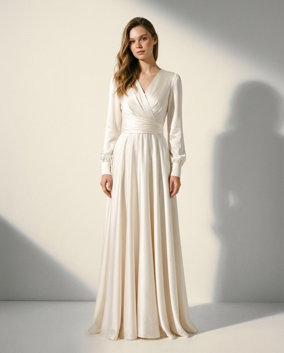 Irovy Wrap Maxi Dress