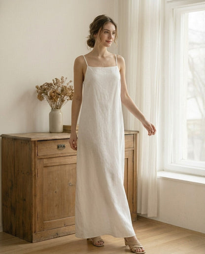Anais Linen Maxi Dress