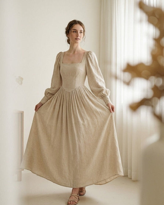 Medow Linen Regency Dress