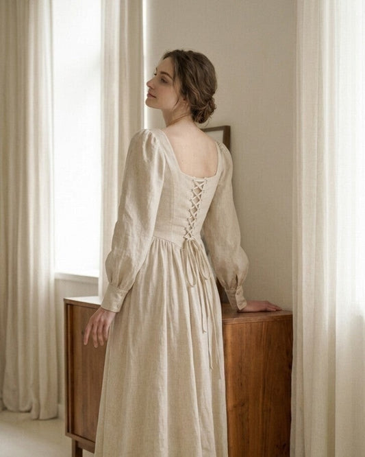 Medow Linen Regency Dress