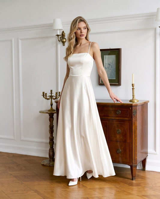 Mirine Silk Maxi Dress