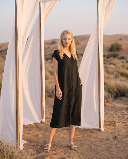 Eloise Linen Dress