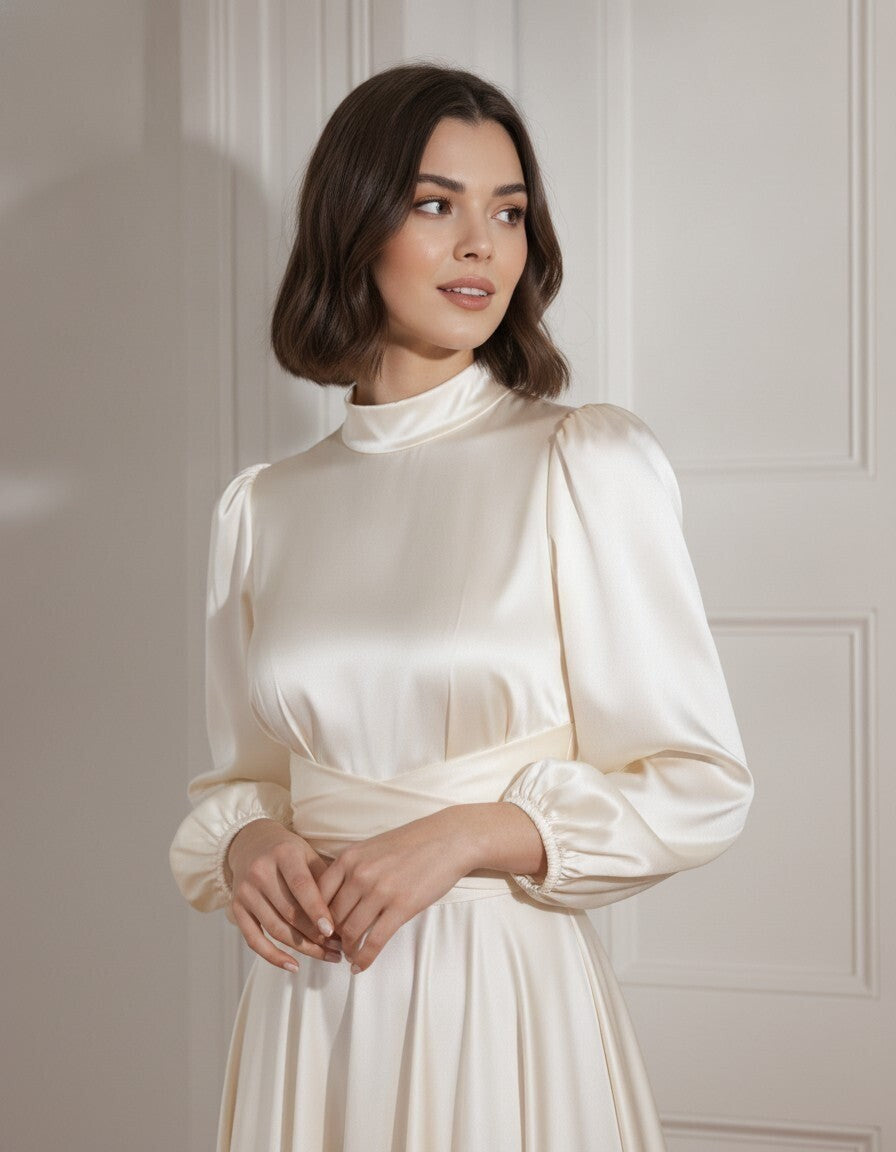 Genevieve Silk Maxi Dress