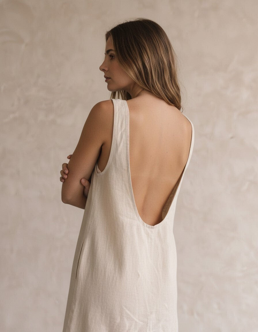 Alba Linen Mini Dress